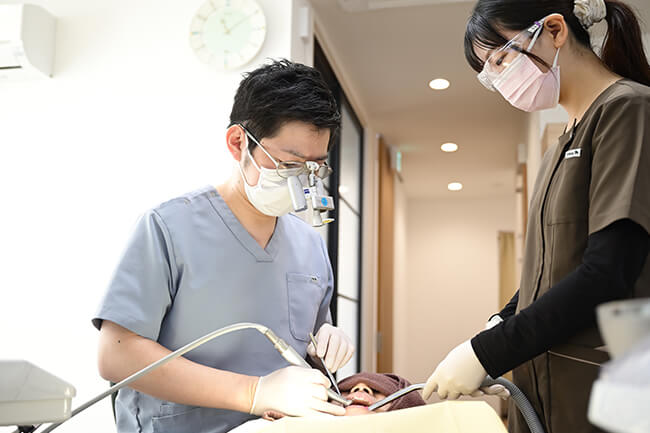 患者様とゆっくり向き合える環境